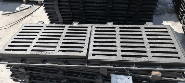 清流球墨铸铁连体双篦展示